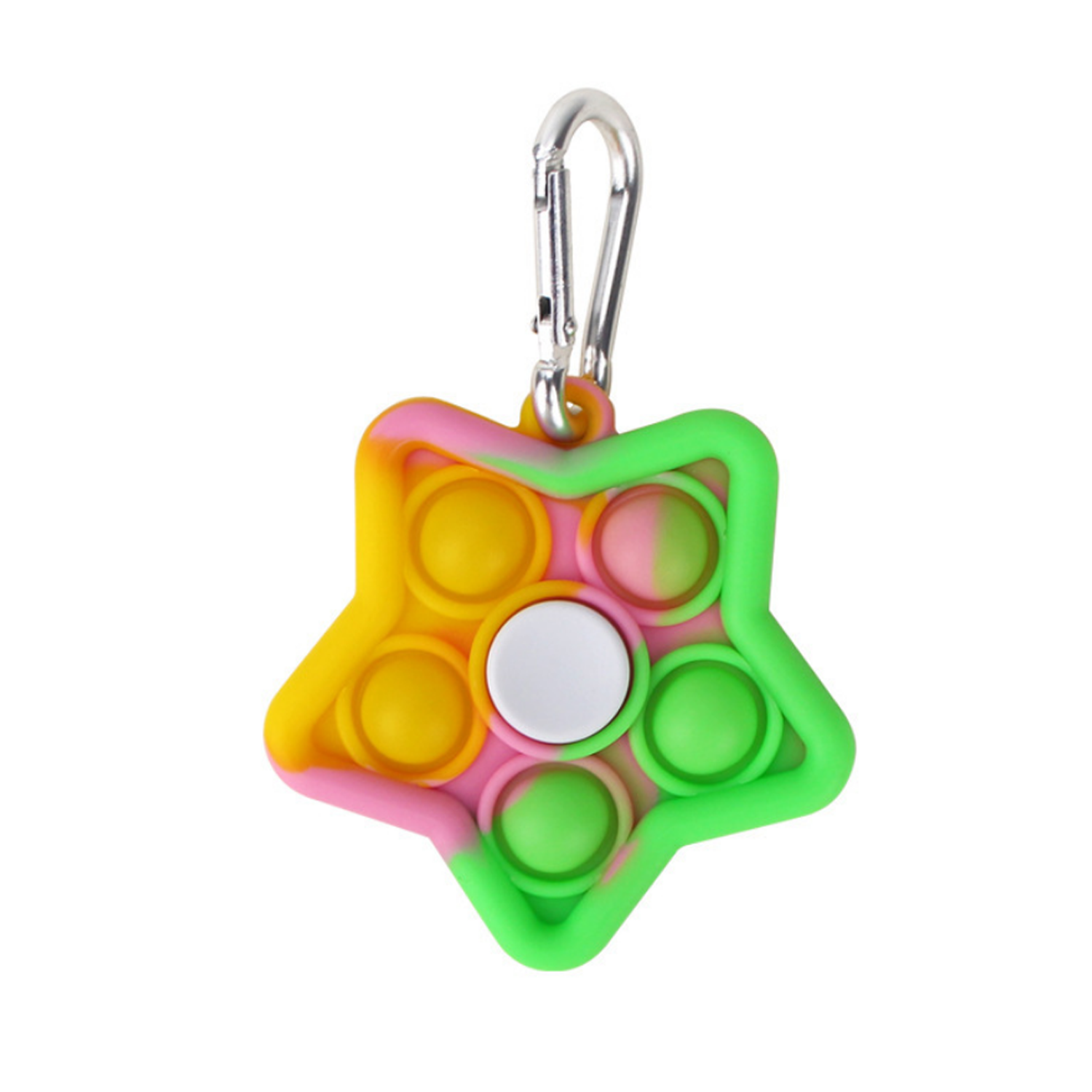 Multi Color Star Shape Silicone Finger Fidget Spinner 8