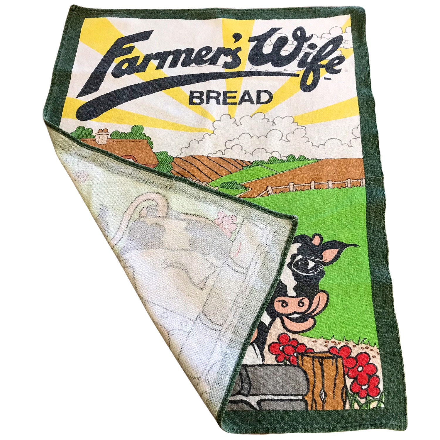 16" x 26" Sublimated Hemmed Flat Woven Tea Towel 2
