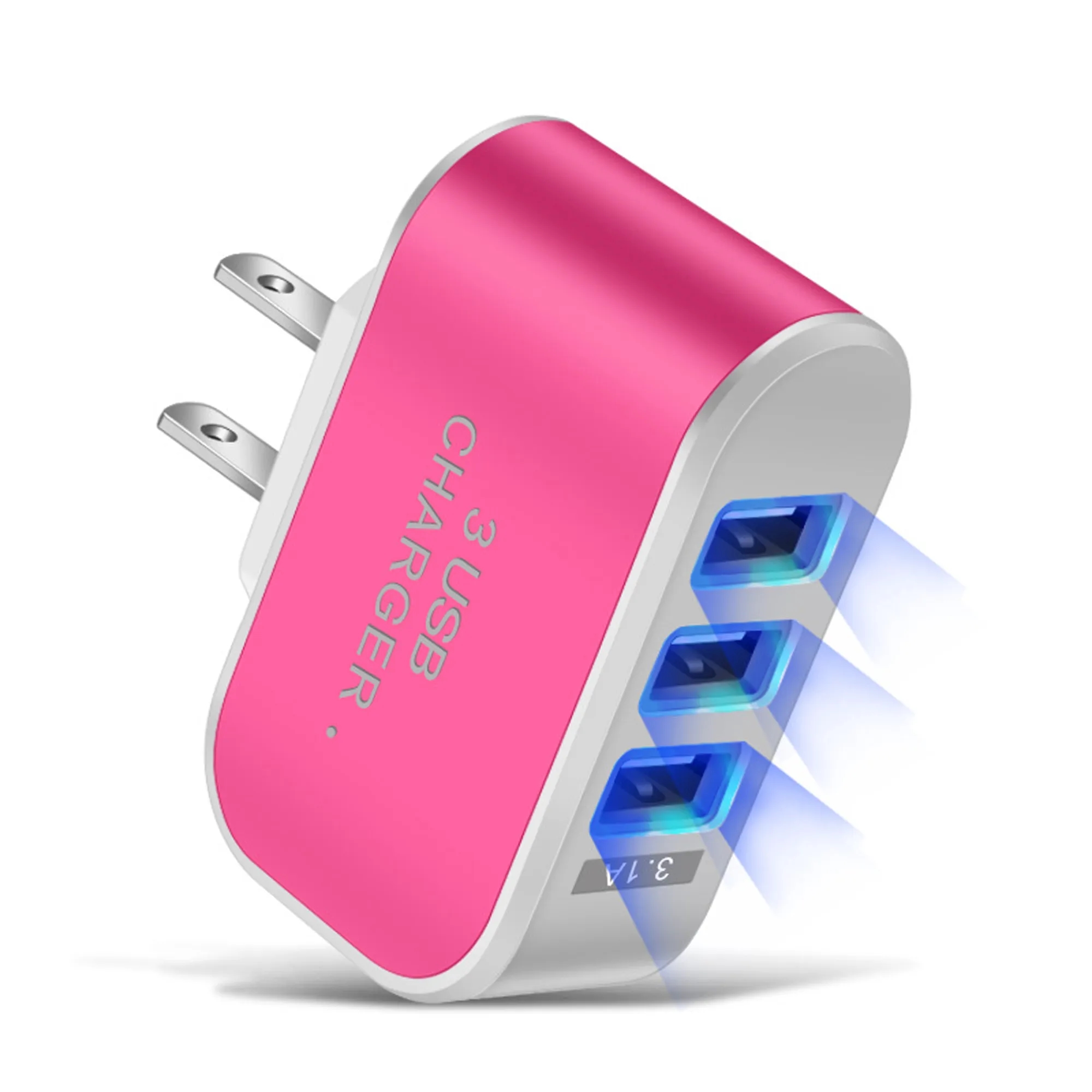 USB 3-Port Multi-Device Phone Charger 4