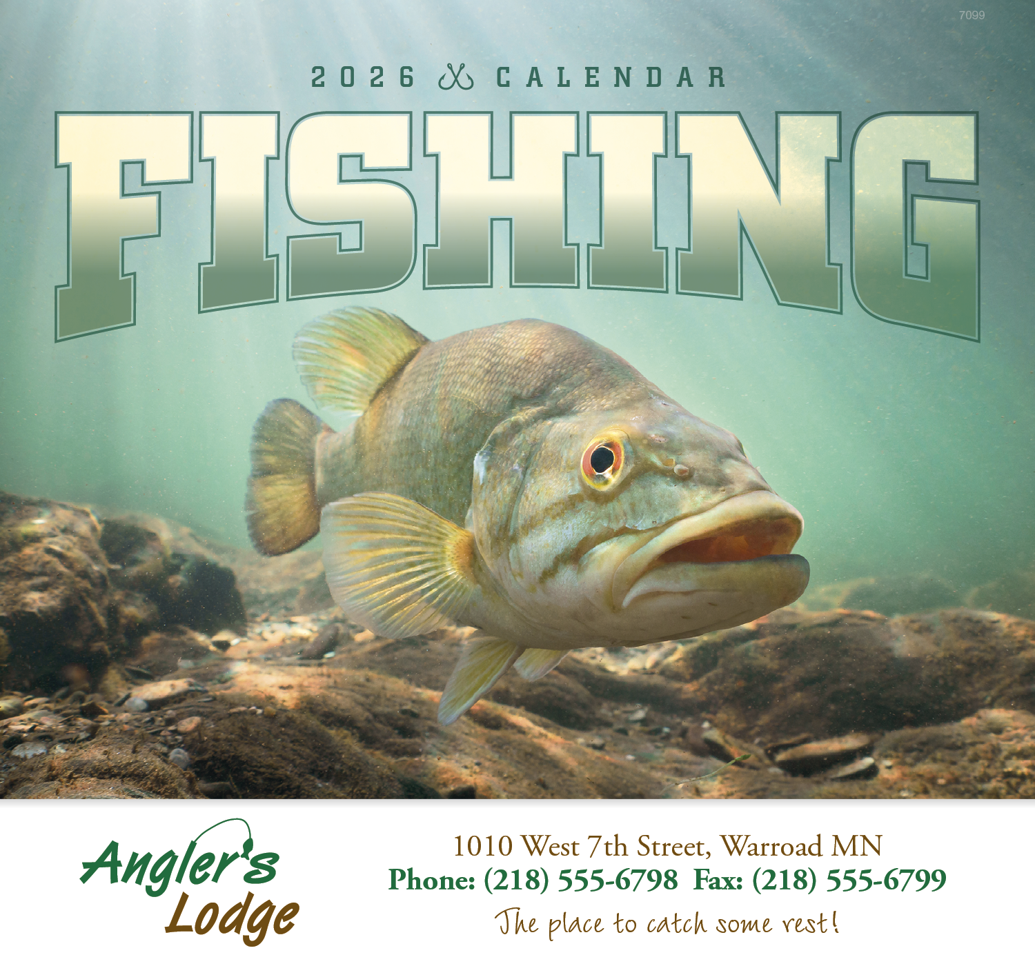 Good Value™ Fishing - Stapled Calendar 9