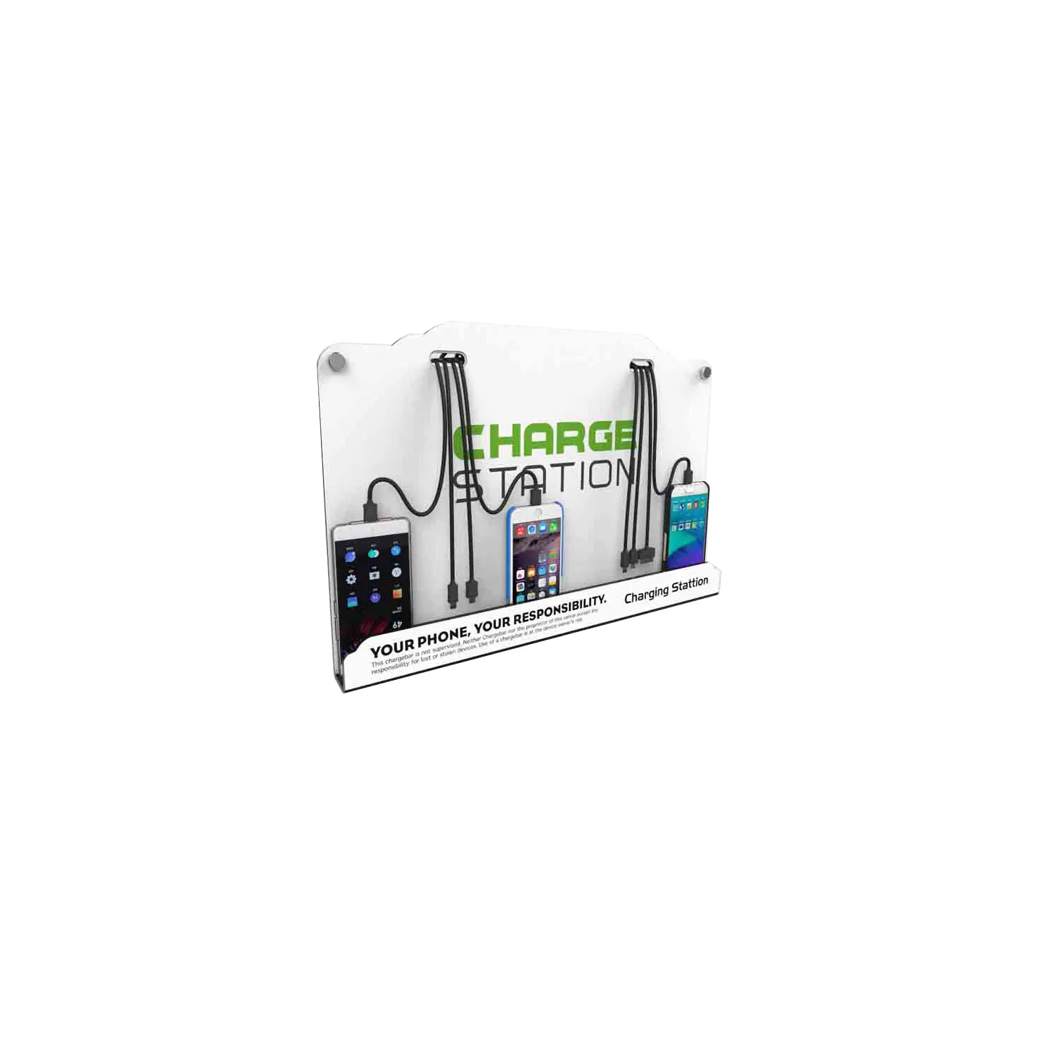 Wall Mount 8 Ports Cell Phone Fast Charging Station 3