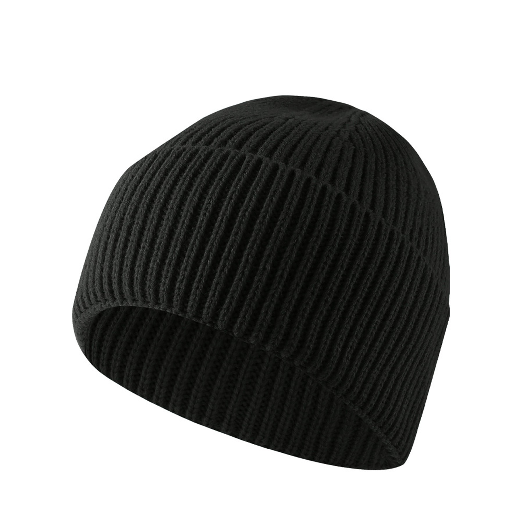 Solid Color Warm Knit Beanie Hat 4