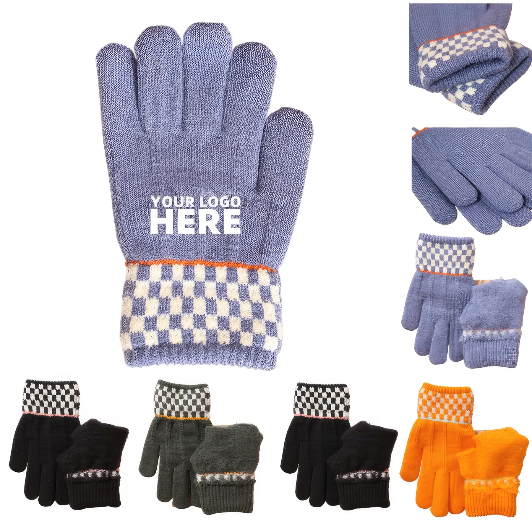 Childrens Warm Winter Fleece Gloves 2