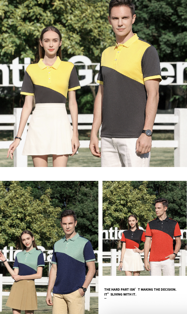 Color Block Polo Shirts 10