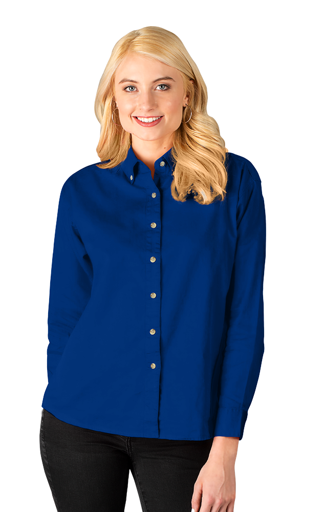 Ladies' L/S 100% Cotton Twill Shirt 40