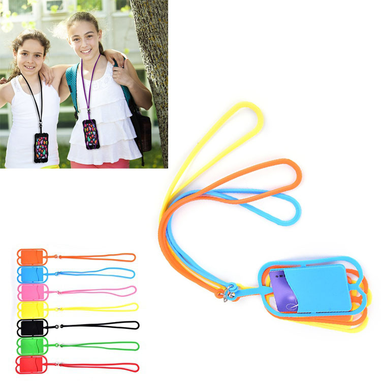 Silicone Phone Holder With Lanyard 2