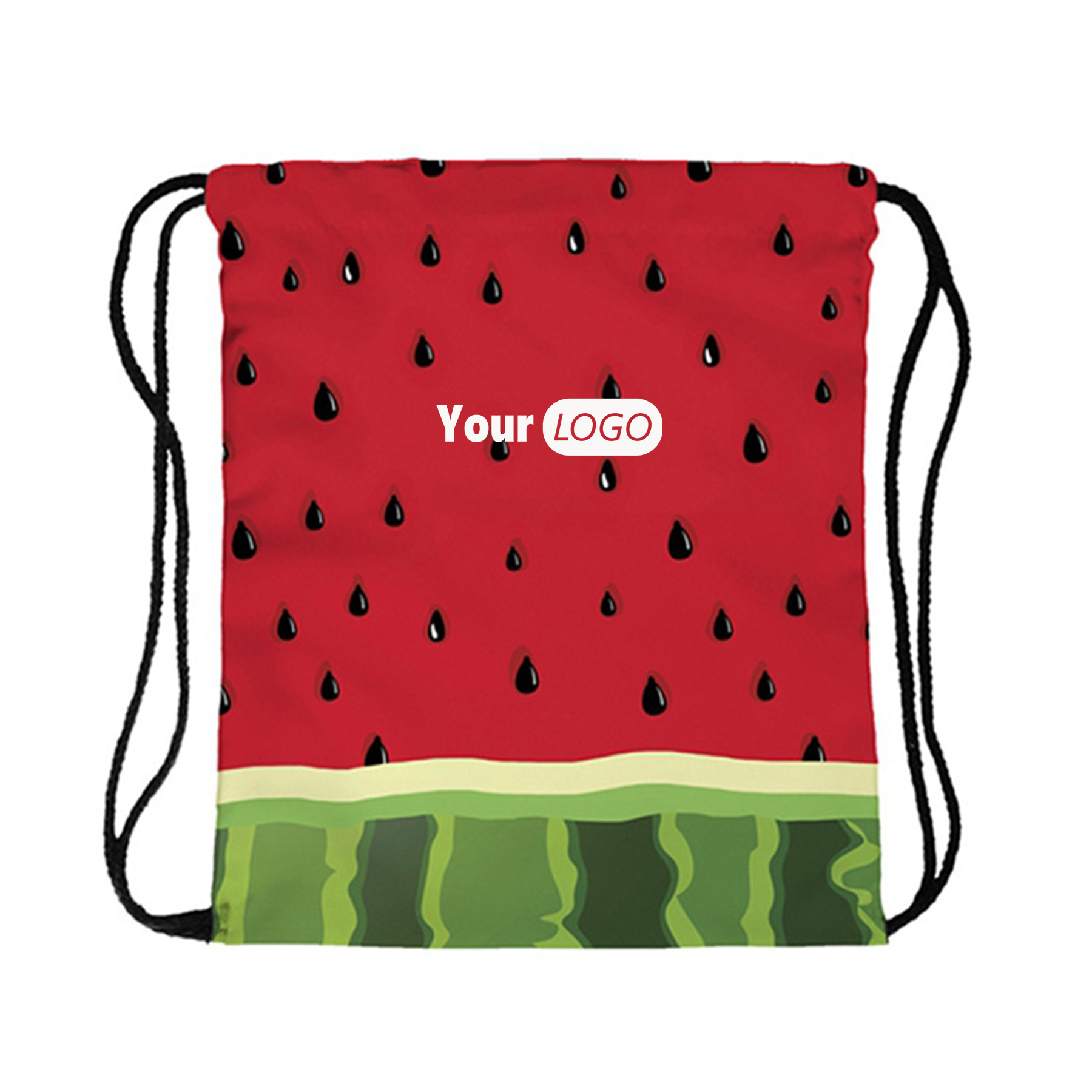 Oxford Watermelon Backpack Drawstring Bag 4