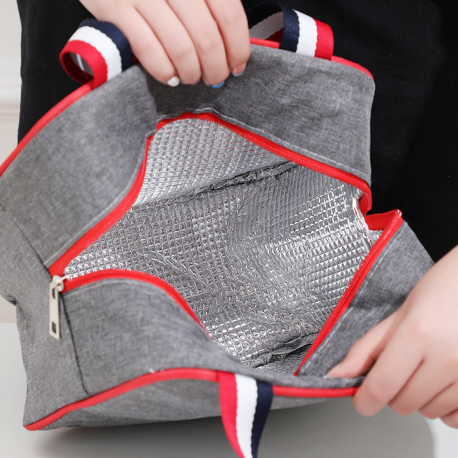 Office worker's business hand-held insulated lunch bag 6