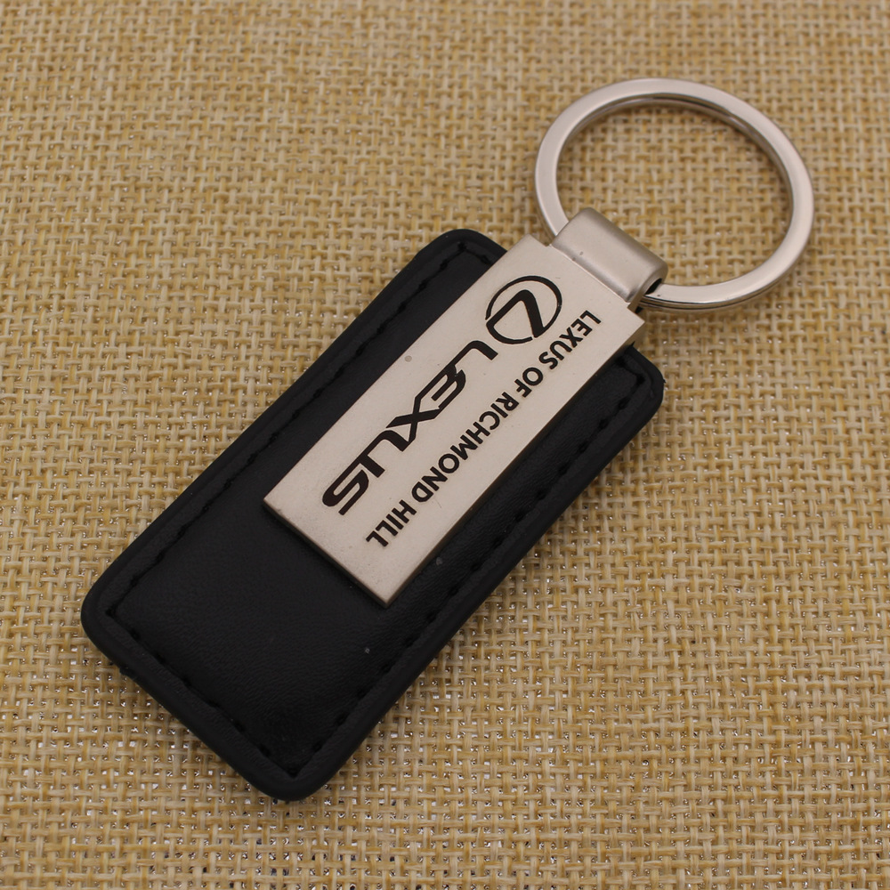 Leather Metal Keychain 1