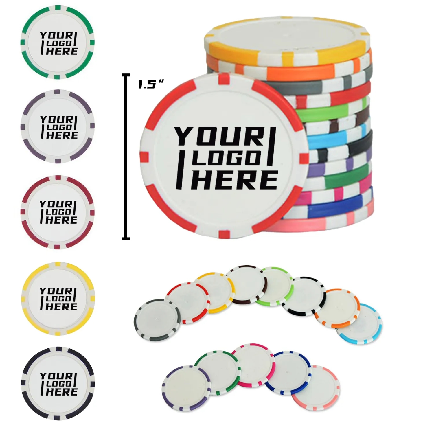 Custom Game Casino Poker Chip MOQ500pcs