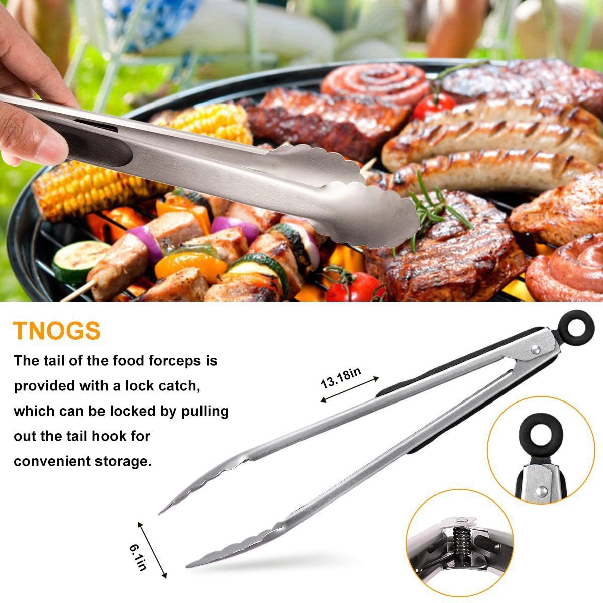 Stainless Steel BBQ Tools Set 5