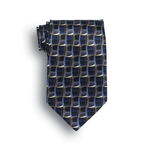 LaSalle Navy Blue Career Collection Silk Tie 2