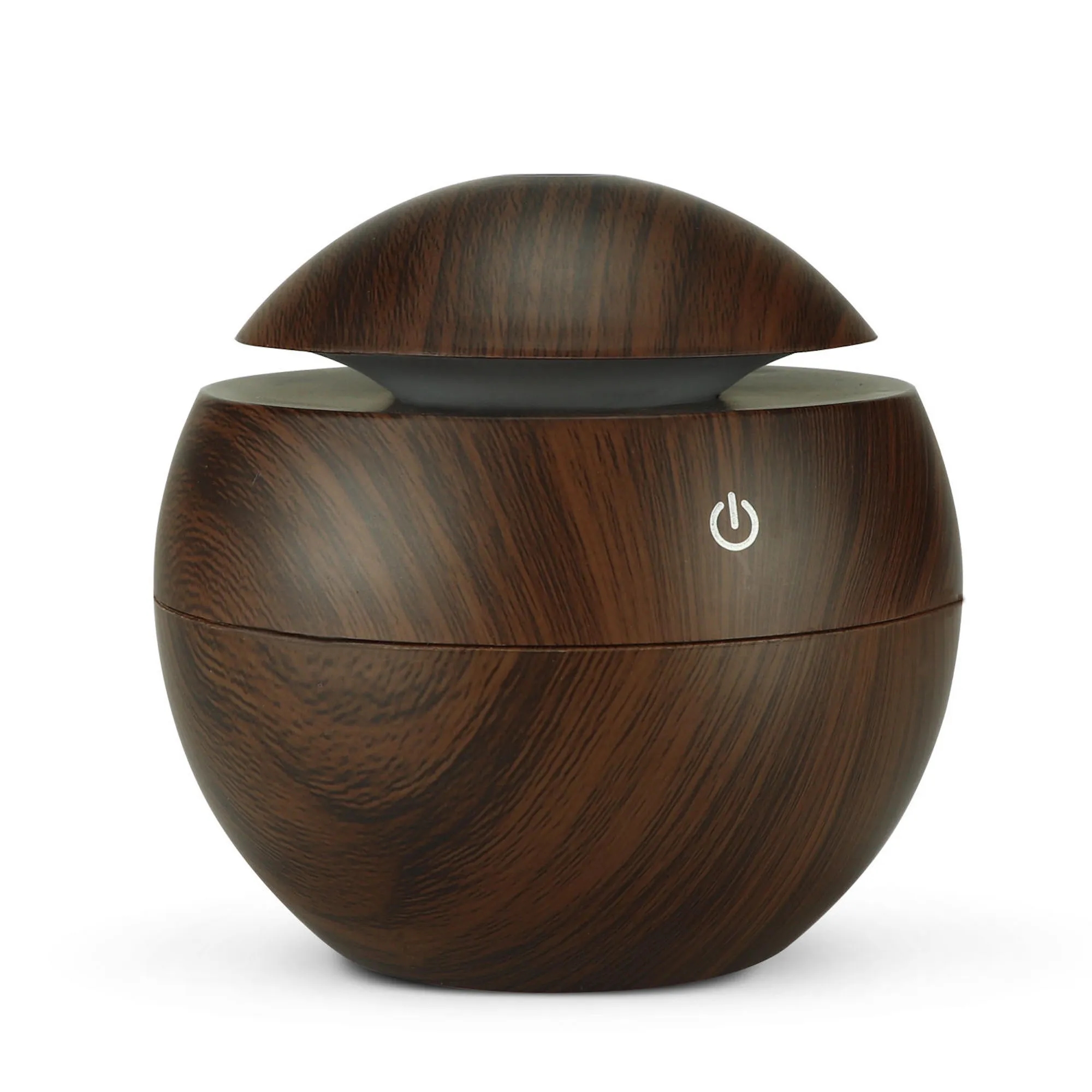 130ml USB Electric Air Humidifier Wood Grain 7 Color LED Lig 7