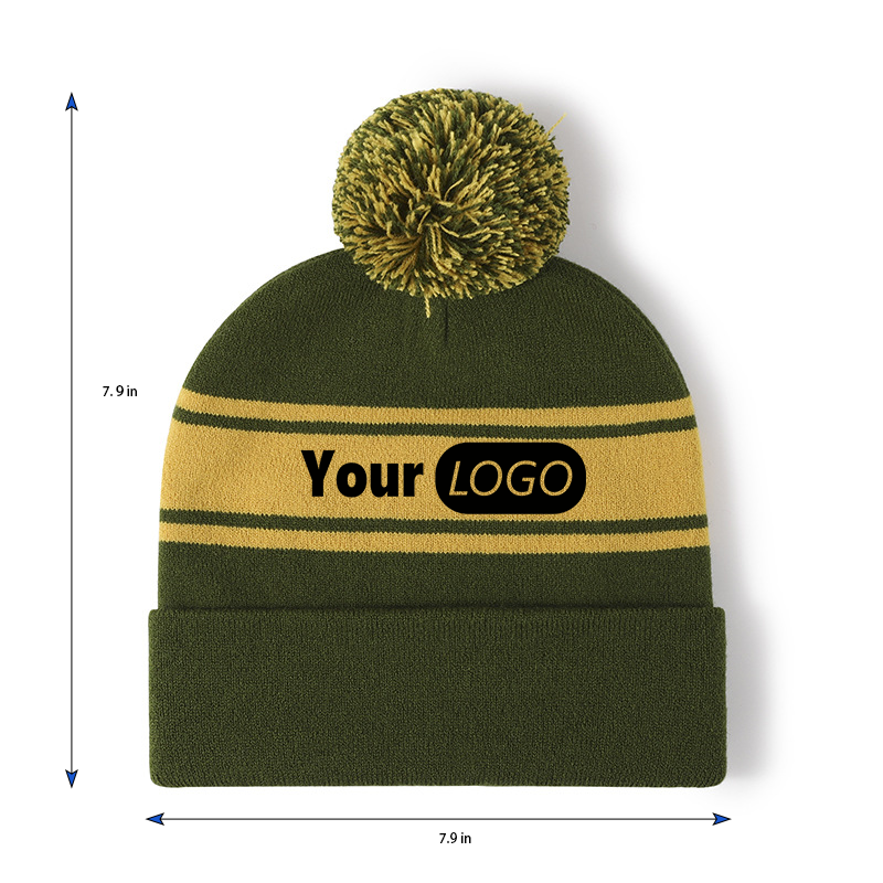 Casual Striped Winter Headwear 6