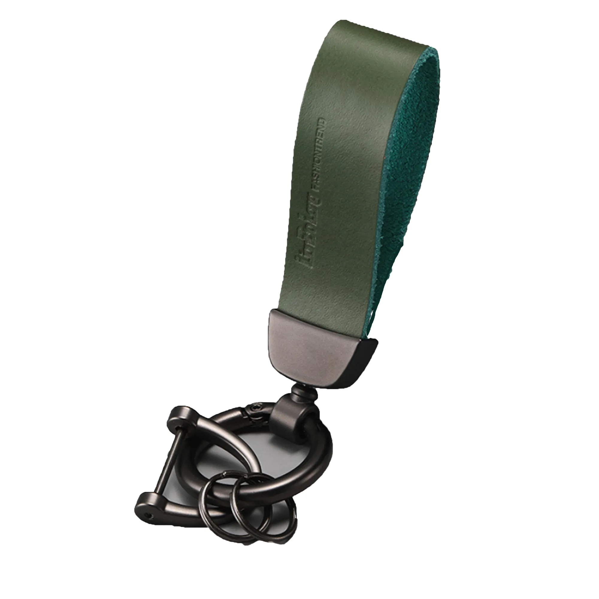 MOQ100 Cowhide Alloy key Chain 1