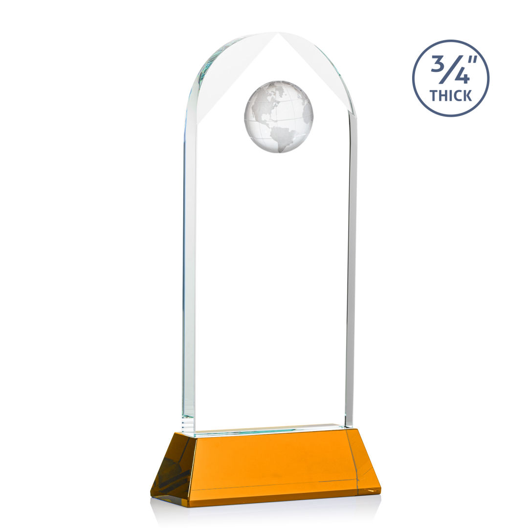 Blake Globe VividPrint™ Award on Newhaven - Amber 10
