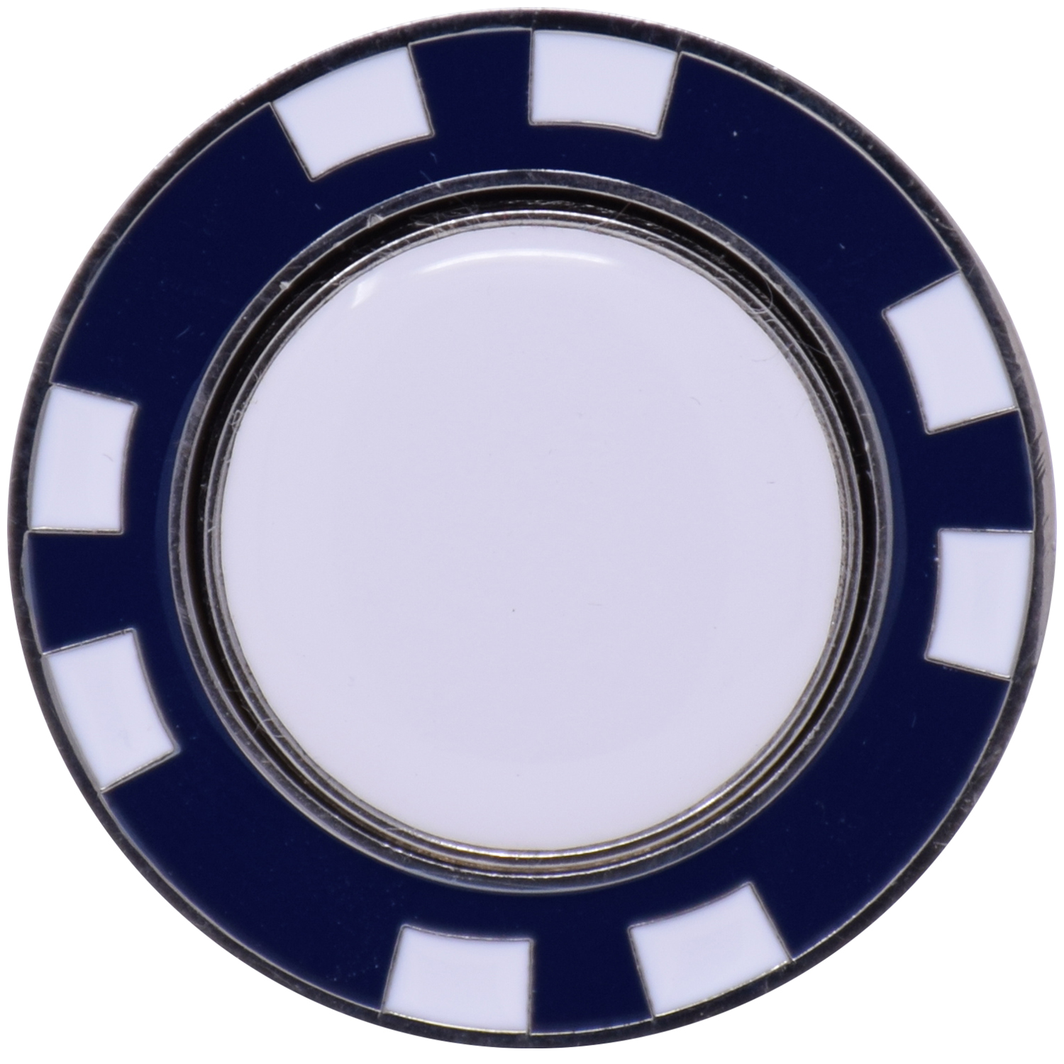 Metal Poker Chip with Removable Ball Marker 15