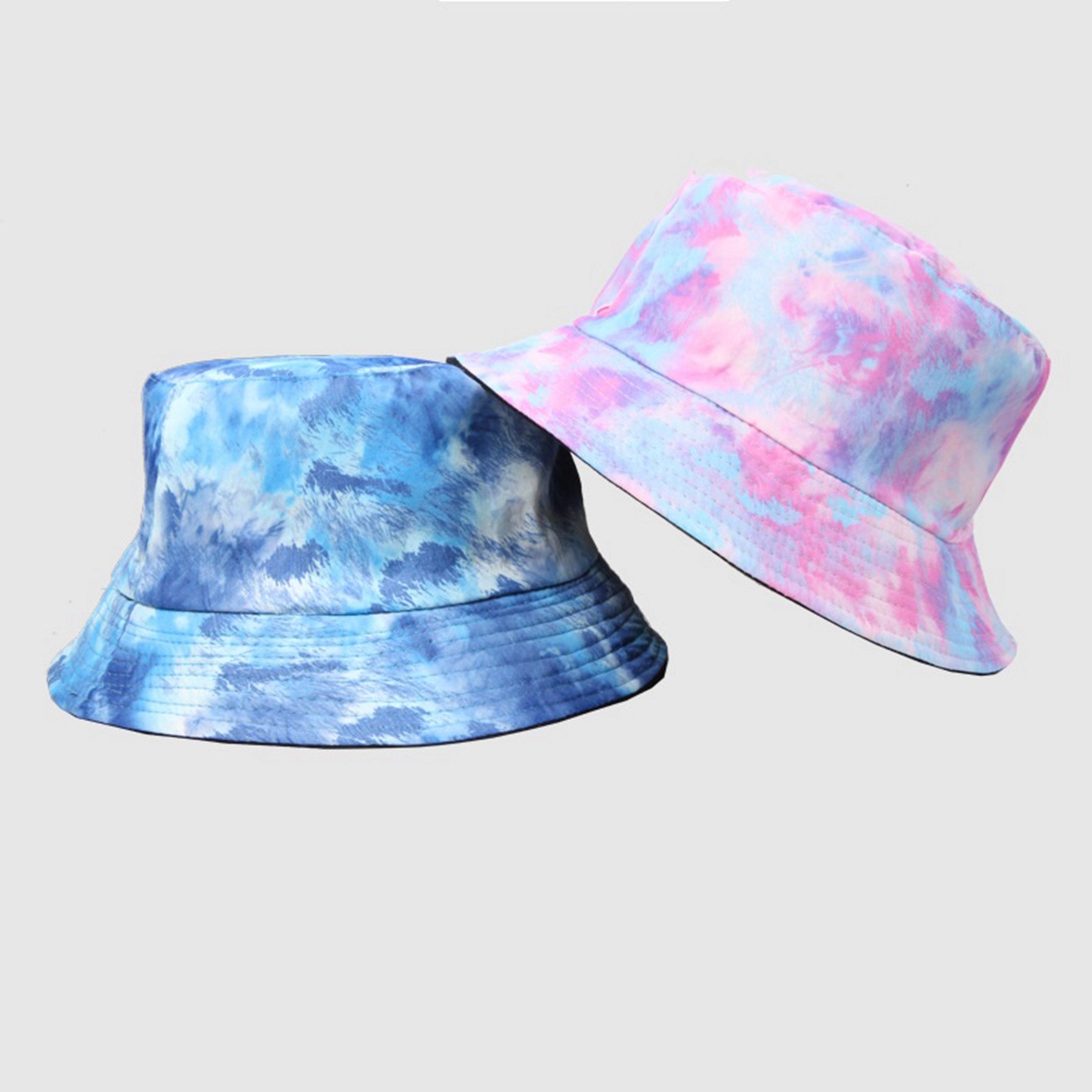 Painted Tie-dyed Cotton Bucket Cap 5