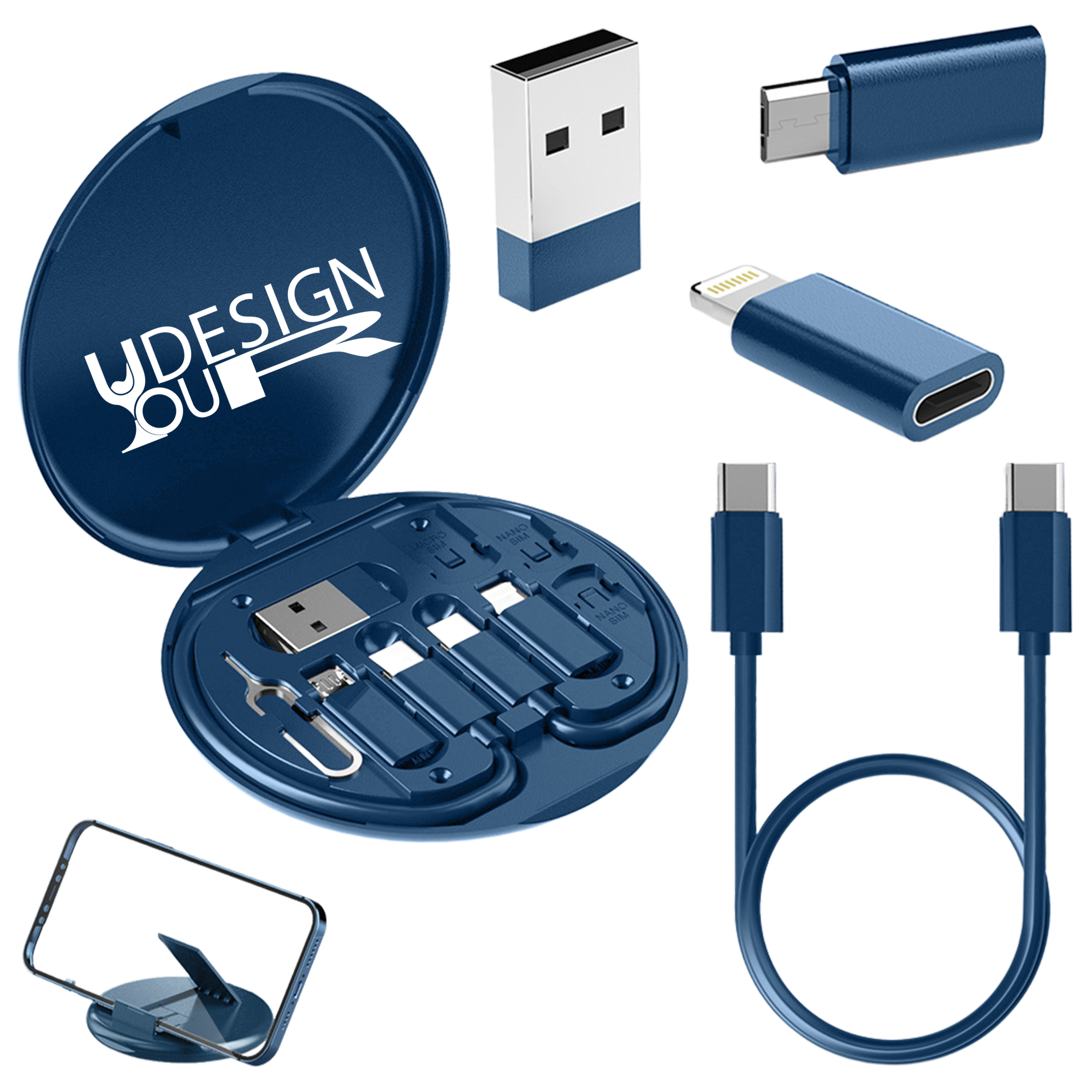 Universal Charging Cable Kit with Storage Case 1