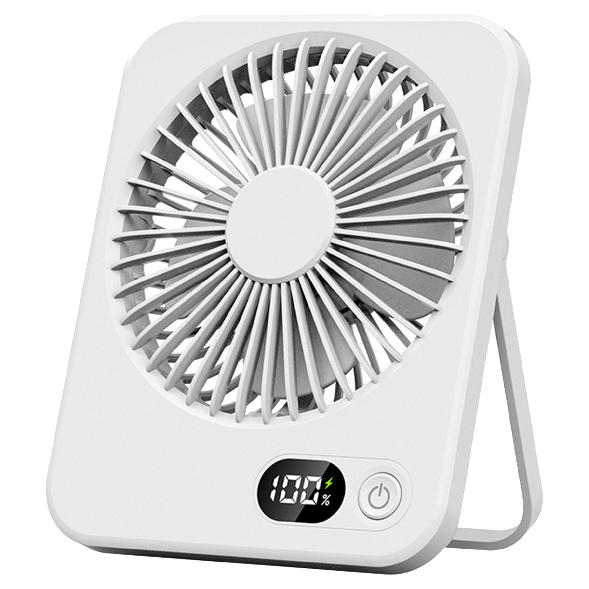 Plastic Ultra Thin Folding Handheld Desktop Fan 4