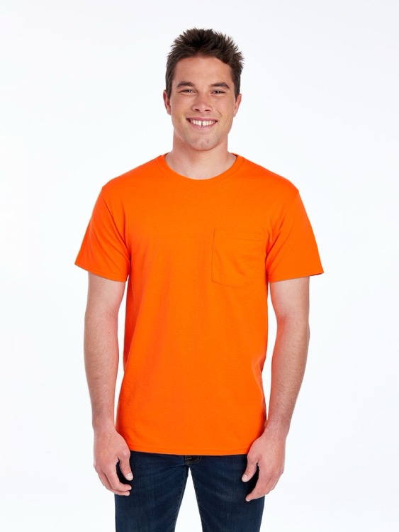 FRUIT OF THE LOOM HD Cotton™ Unisex Pocket T-Shirt 1