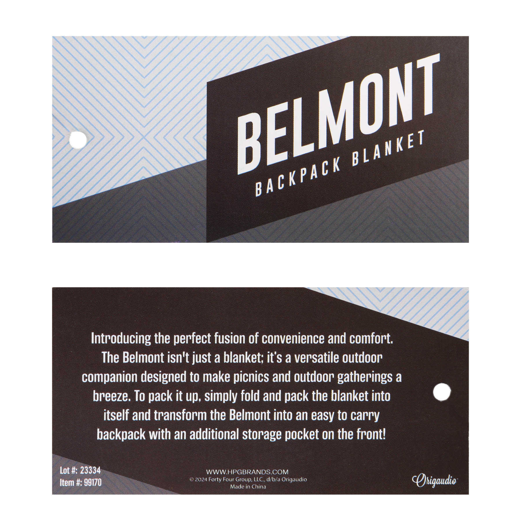 Belmont Backpack Blanket™ 1