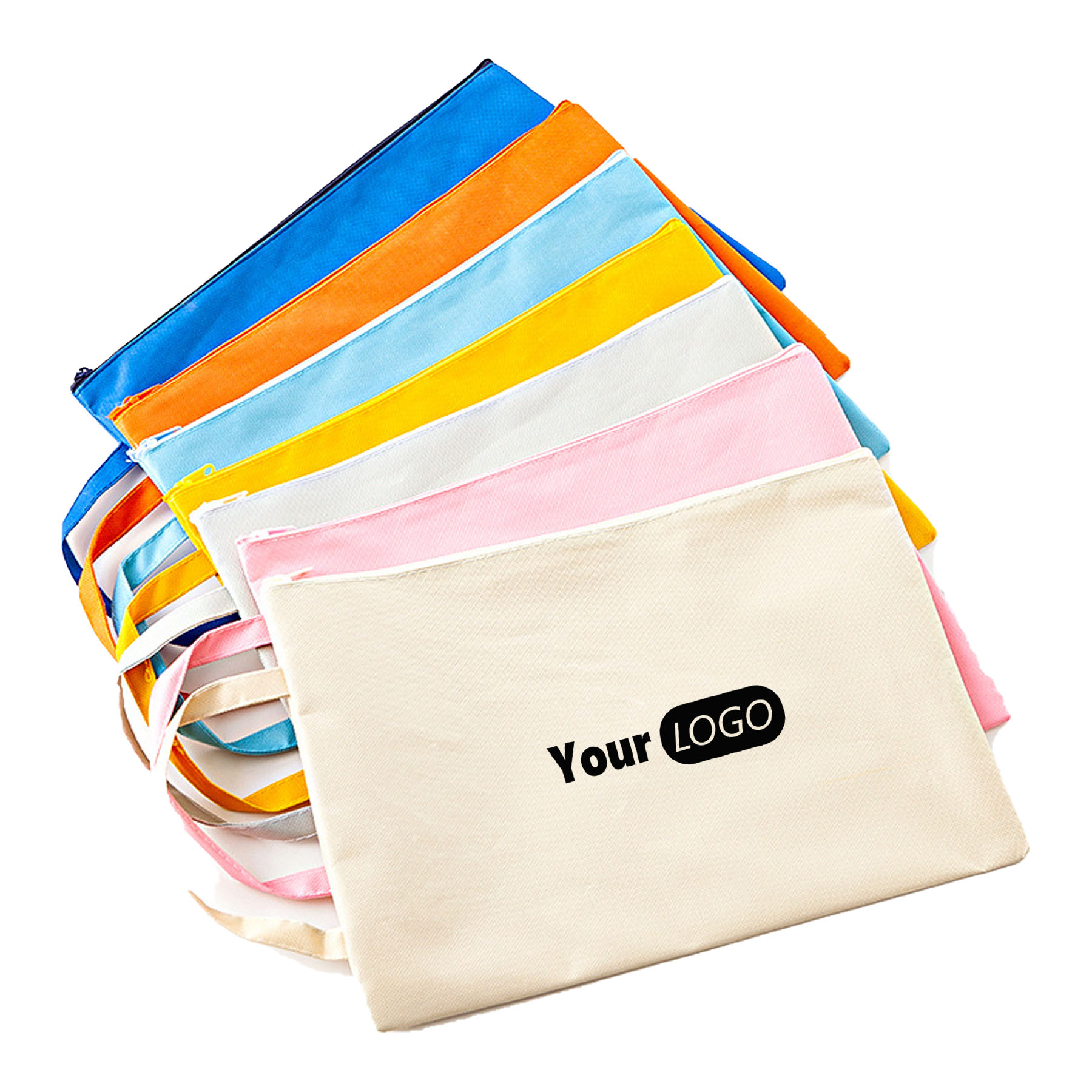 A4 Canvas Zipper File Bag 6