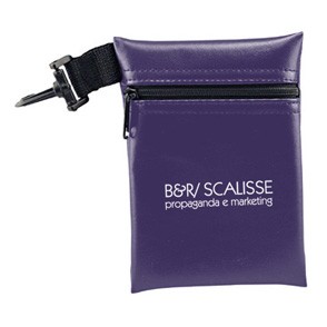 TexOLeather Vinyl Zippered Golf/ Accessory Bag 16