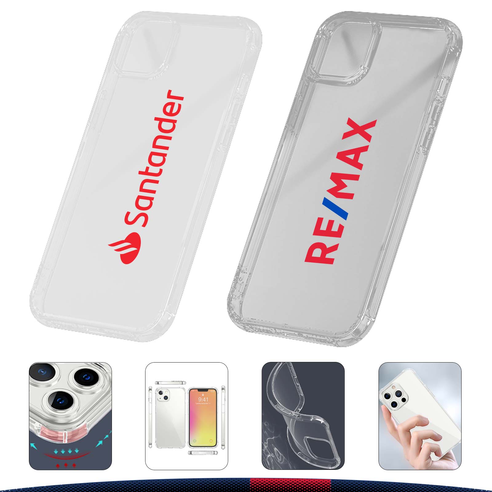 Gemini Clear Phone Case 3
