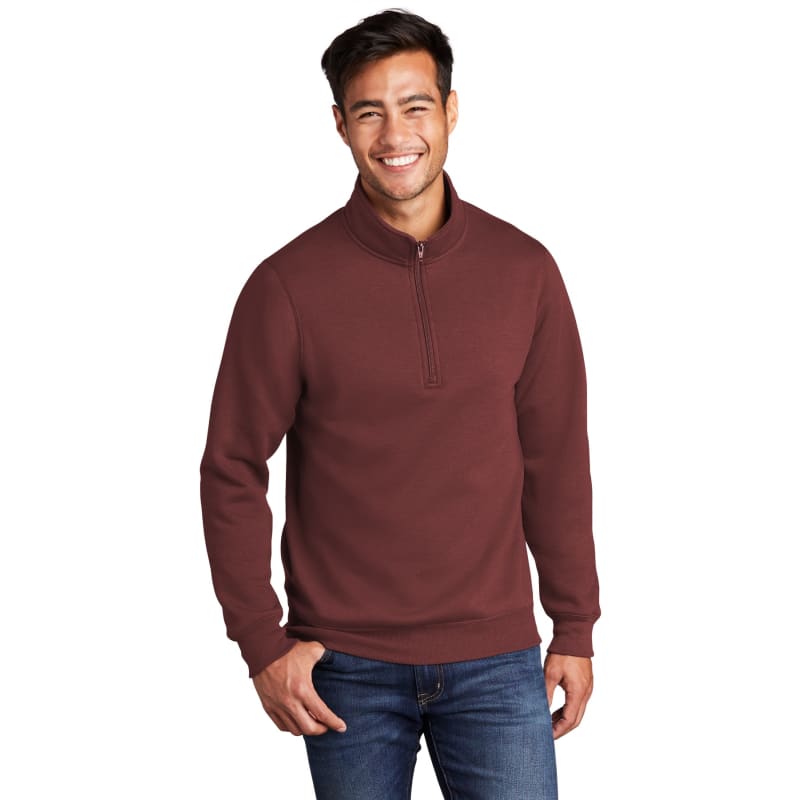 Port & Company Core Fleece 1/4-Zip Pullover Sweatshirt, custom hoodie or sweatshirt with logo imprint 52