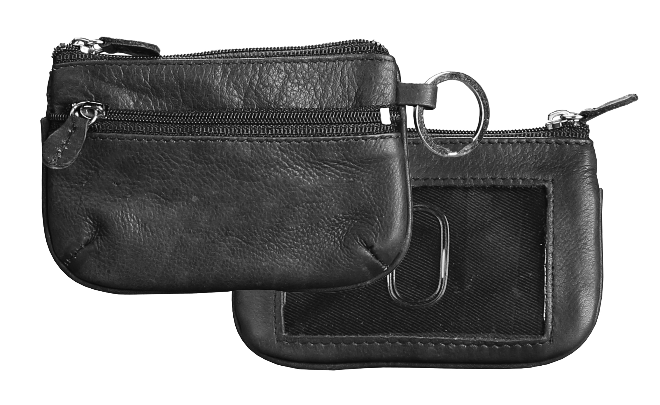 Andrew Philips® Leather Coin Case & ID Holder Wallet 5