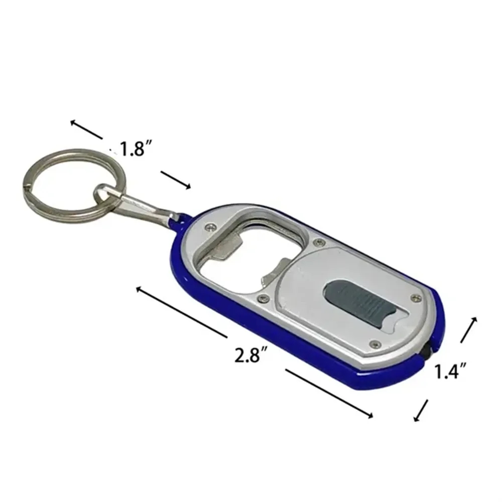 3-in-1 Bottle Opener Key Chain with LED Light 3