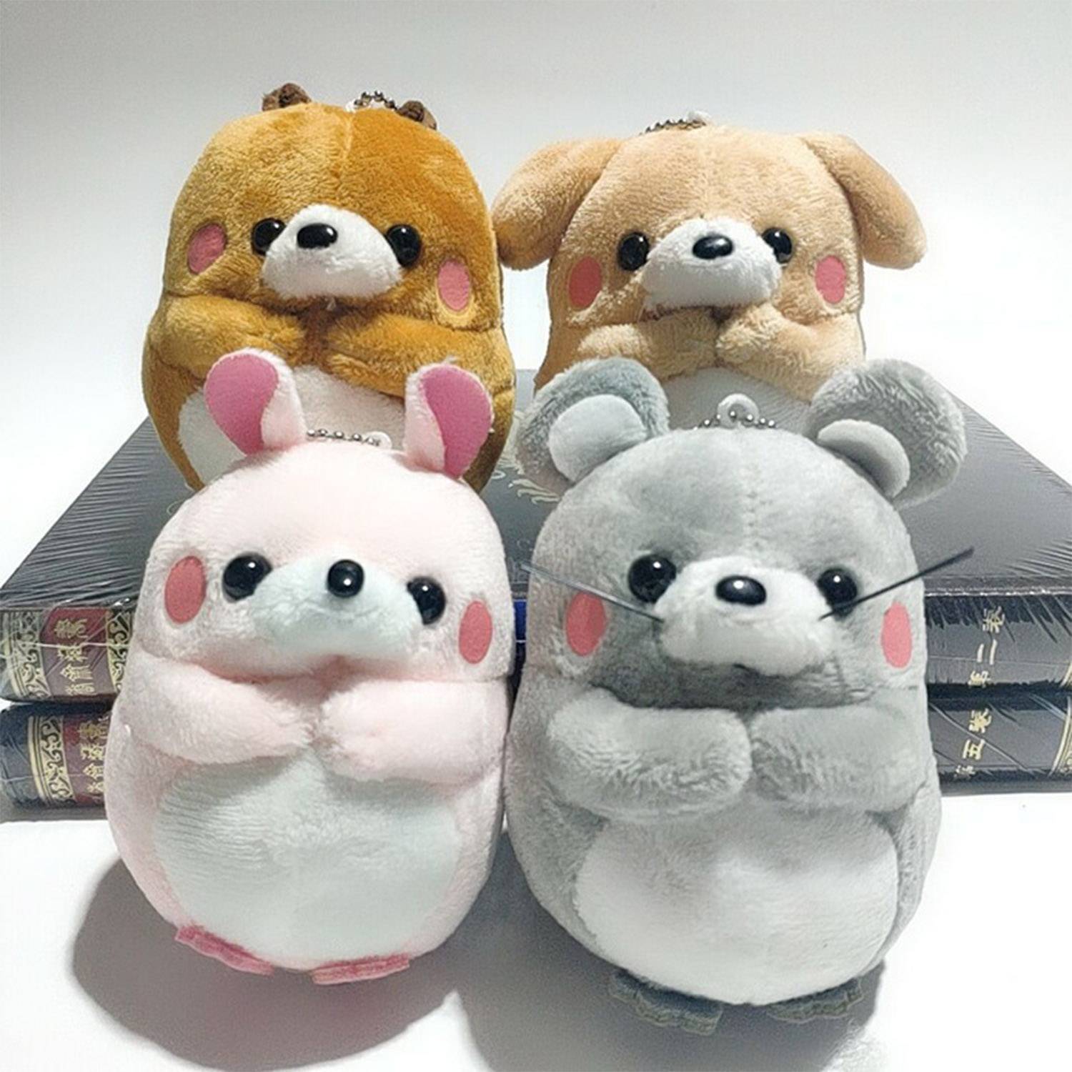 Plush Keychain Stuffed Animal Keyring Handbag Pendant 5