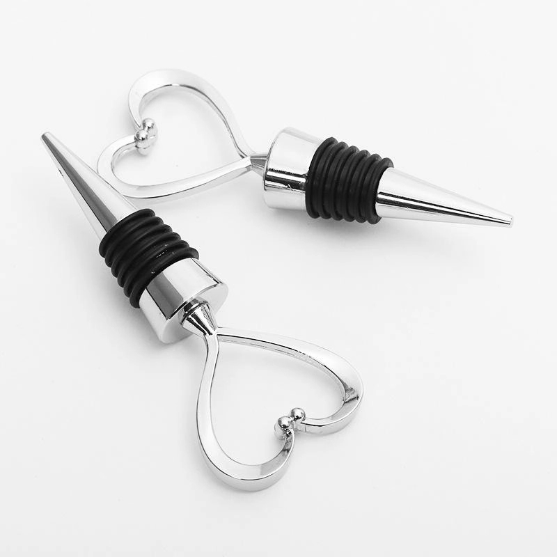 Custom Heart Shaped Wine Bottle Stopper 5