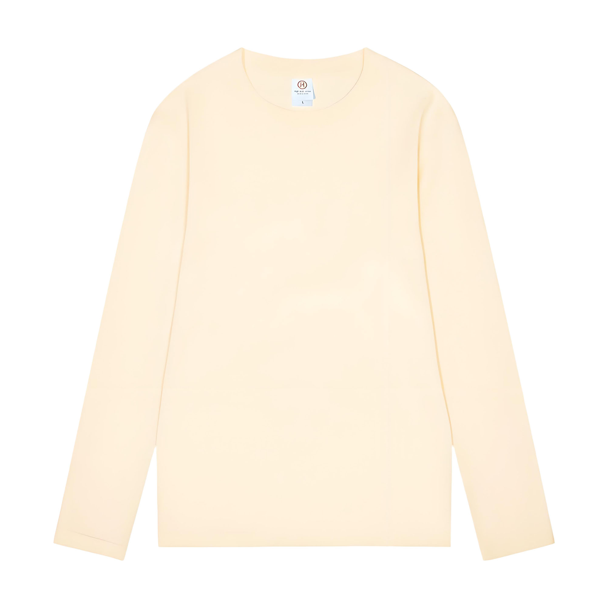 Men's Cotton Long Sleeve T-Shirt, Oversized Relaxed Fit.