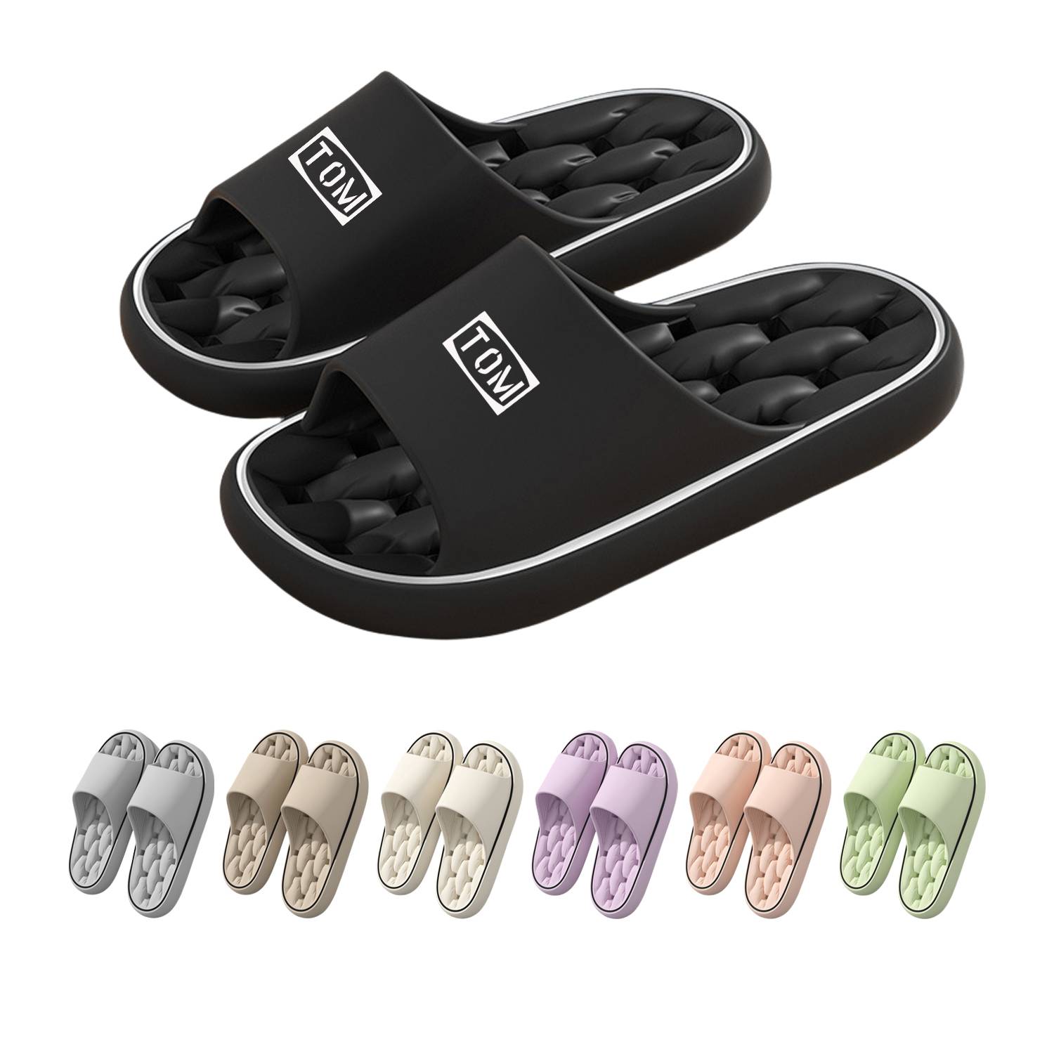 EVA Soft Sole Quick Drying Breathable Bathroom Slippers 10