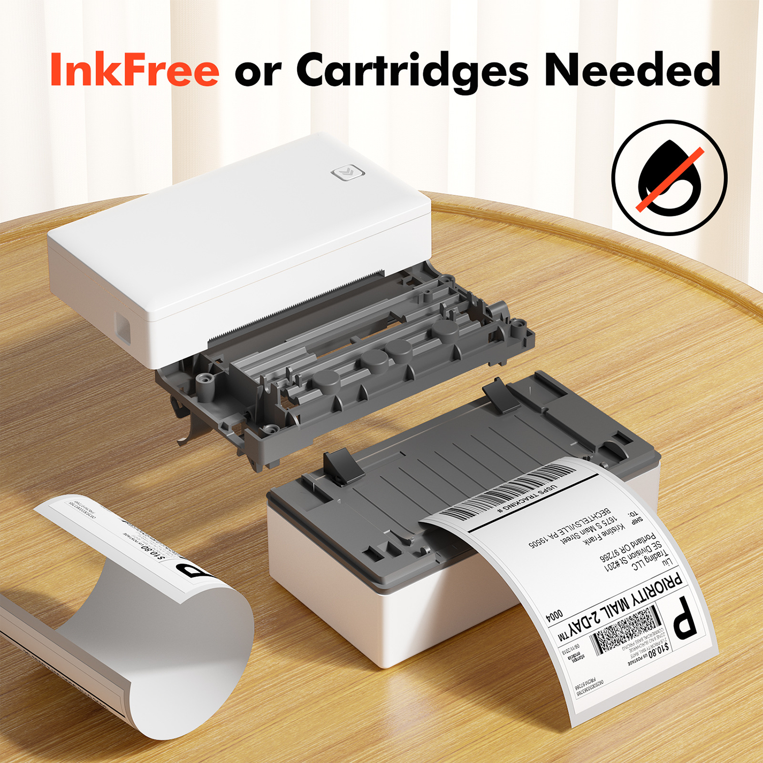 Portable Thermal Bluetooth Label Printer for Small Business 8