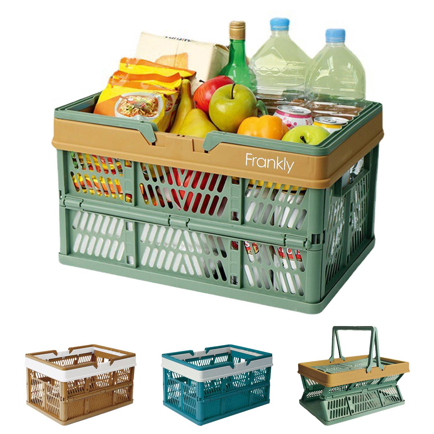 Plastic Foldable Shopping Basket 2