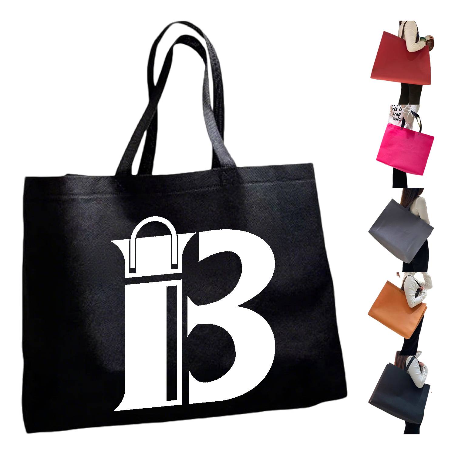Large Non Woven Grocery Shopping Tote Bag 9