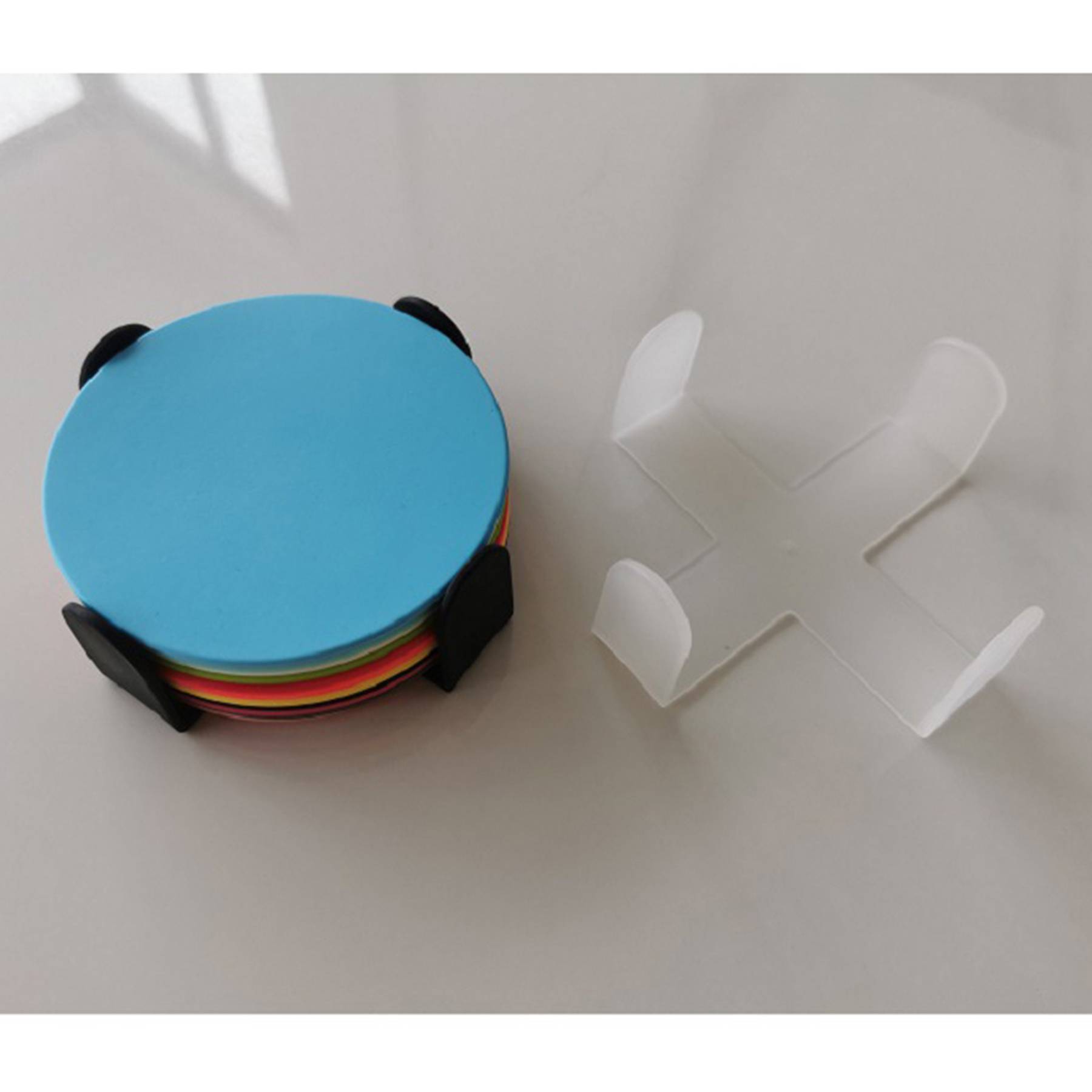 Multicolor Silicone Coaster Set 4