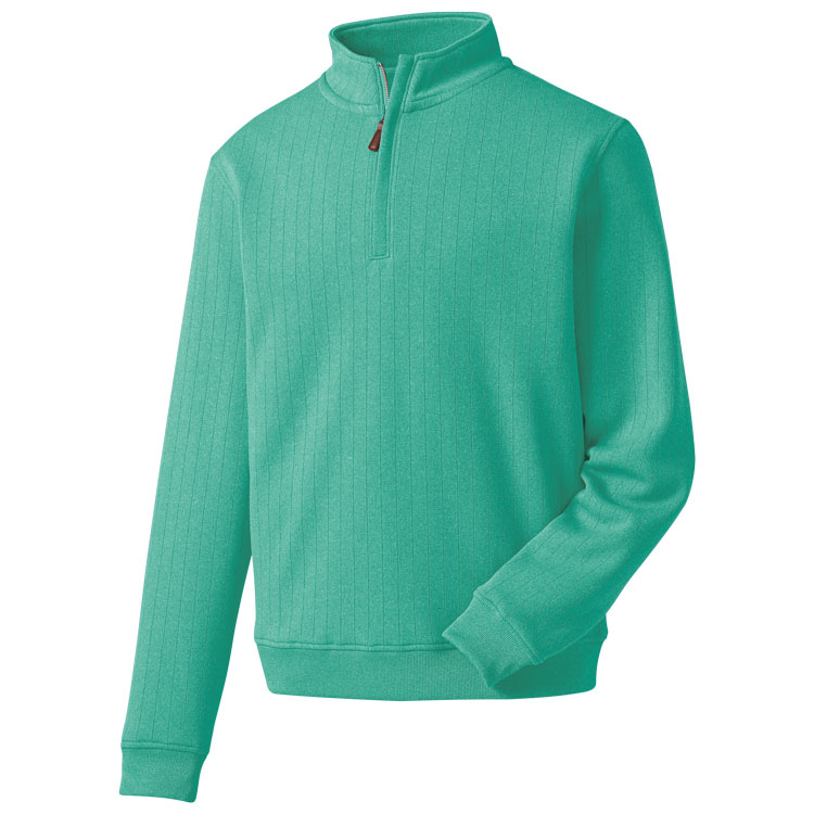 FootJoy Drop Needle Half-Zip Pullover with Gathered Waist 2
