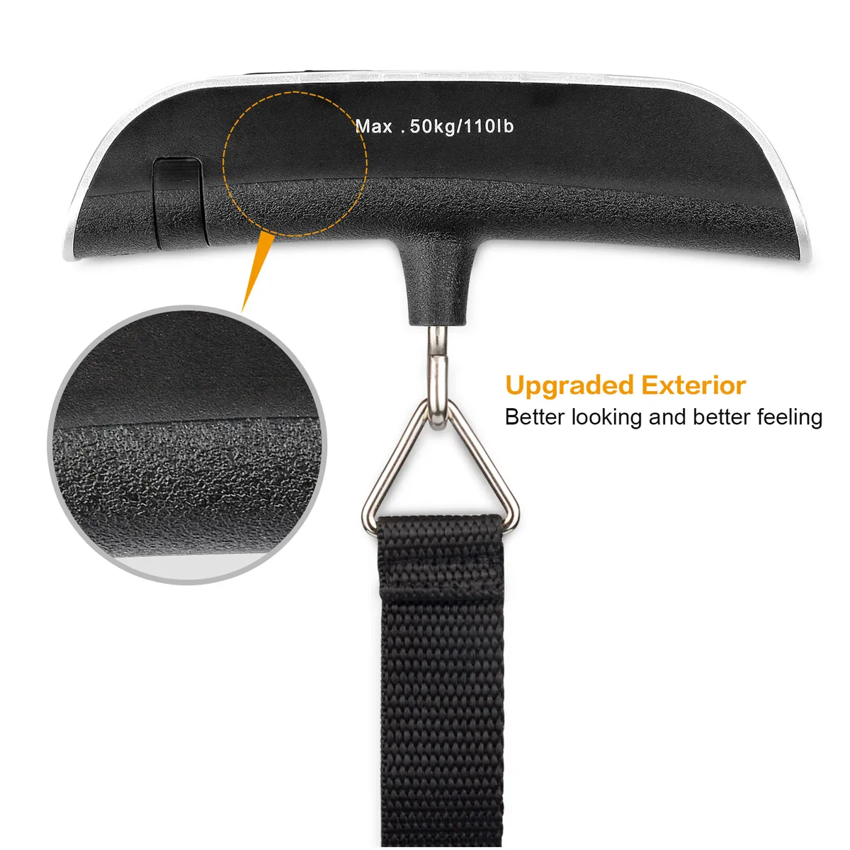 50KG Portable Digital Handging Travel Luggage Baggage Scale 9