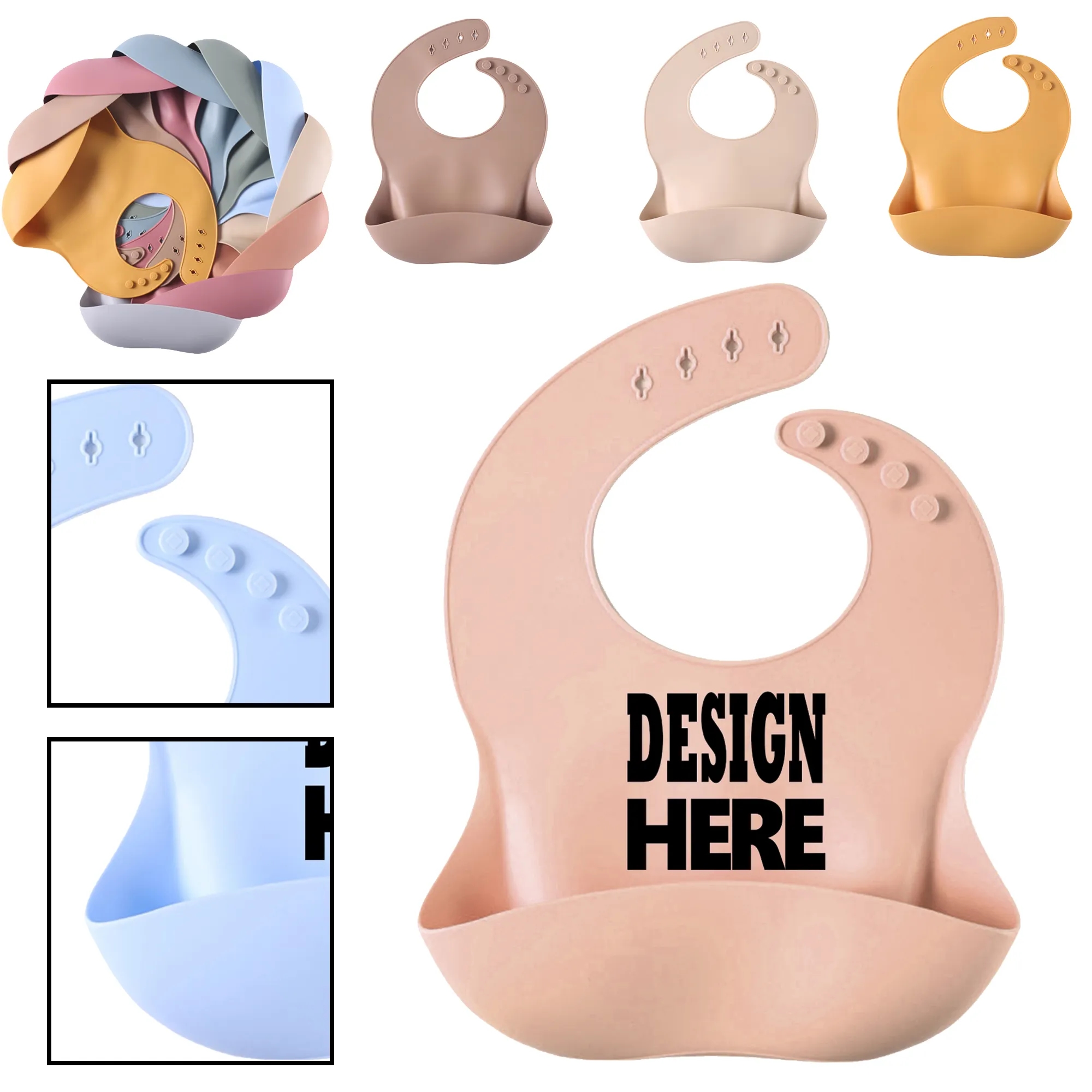 Silicone Baby Bib 5
