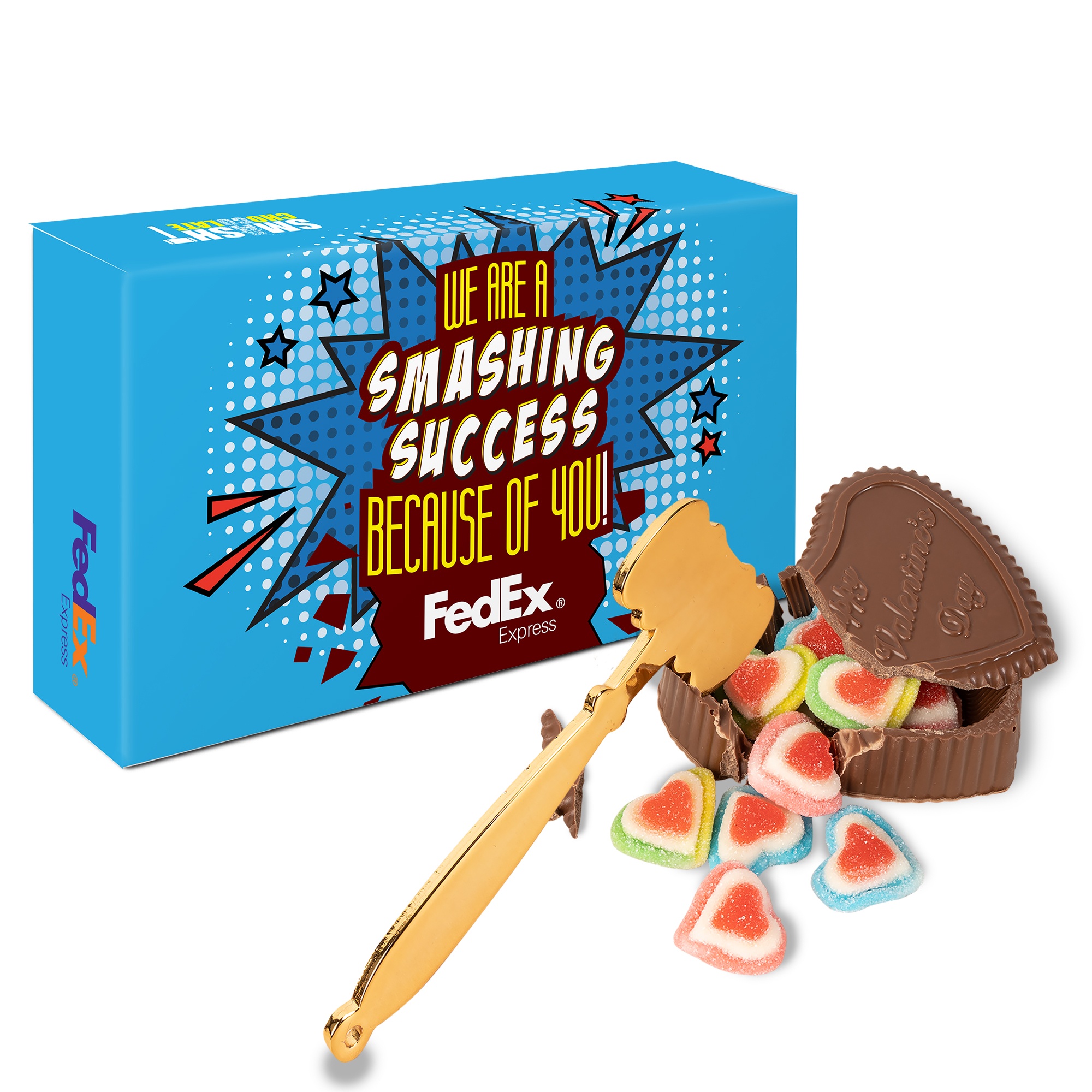 Clever Candy Smash Chocolate Heart with Triple Layer Hearts 2