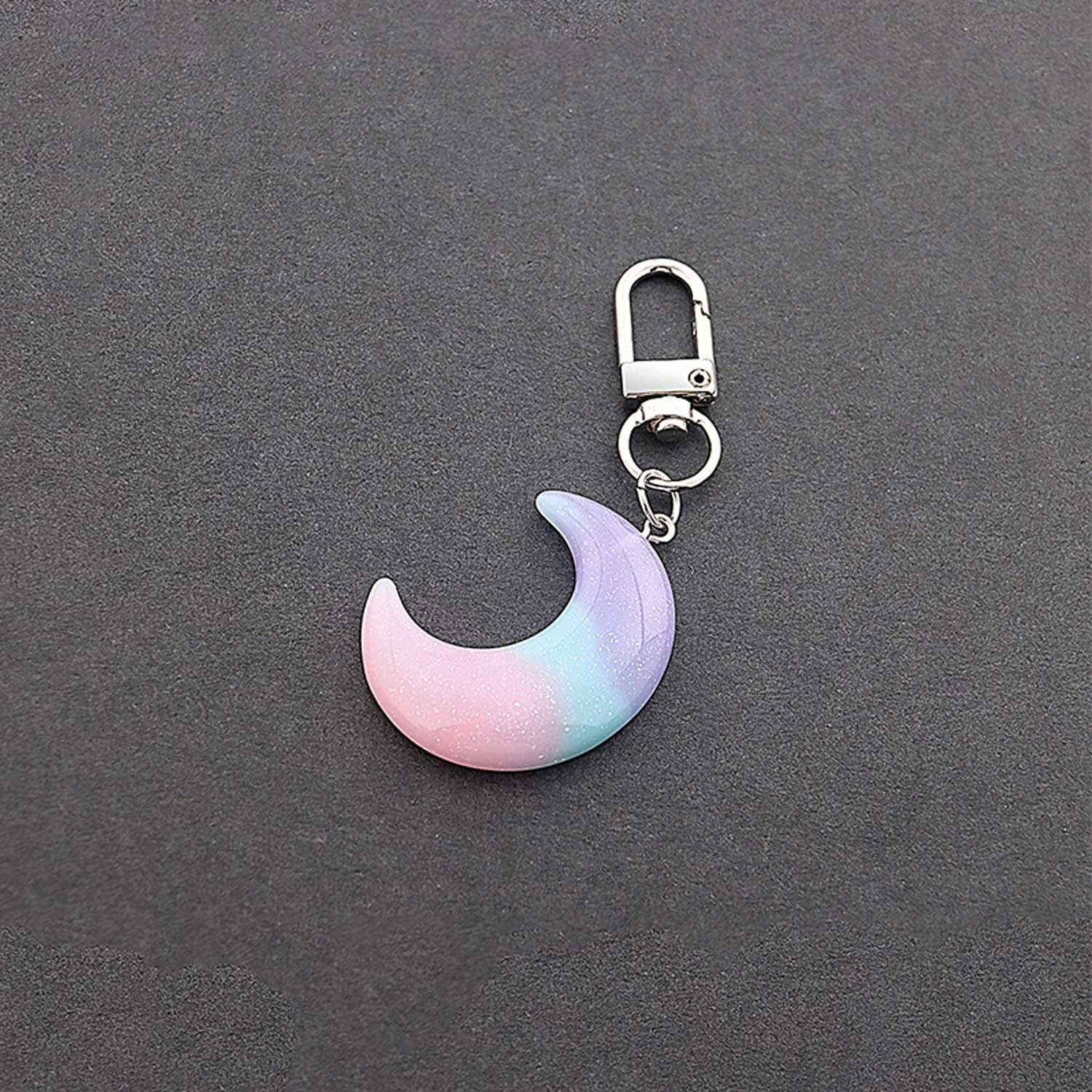 Cute Star & Moon Resin Keychain 3