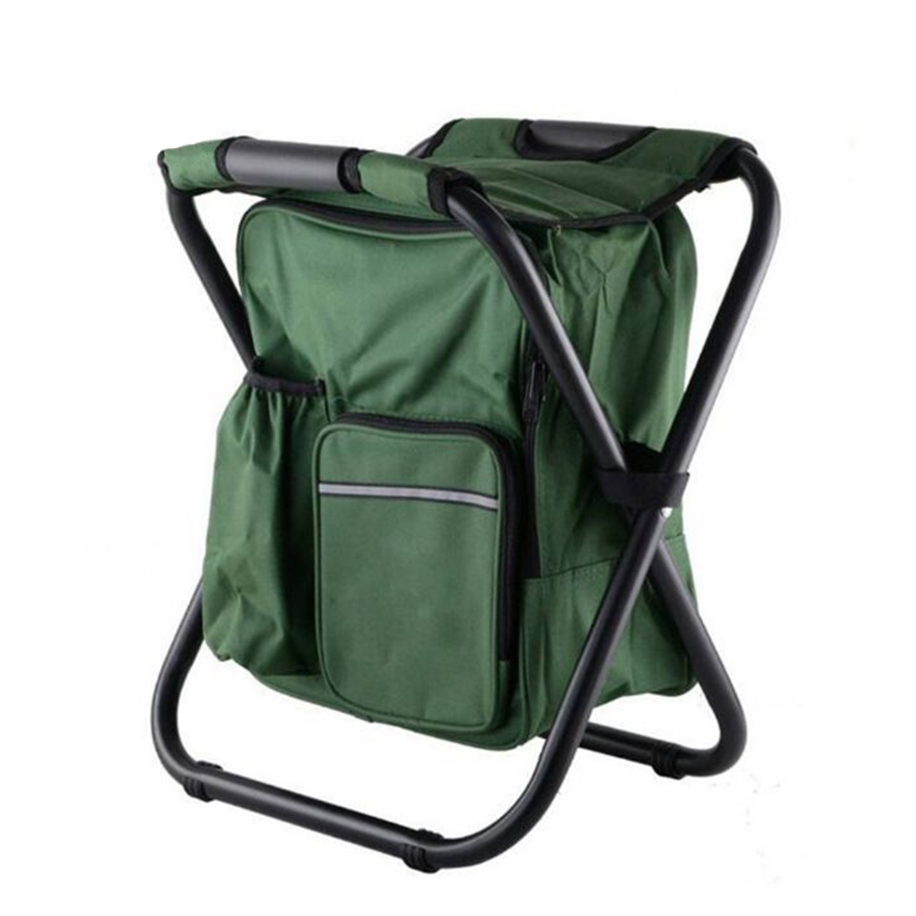 Outdoor Folding Chair With Cooler Bag 2