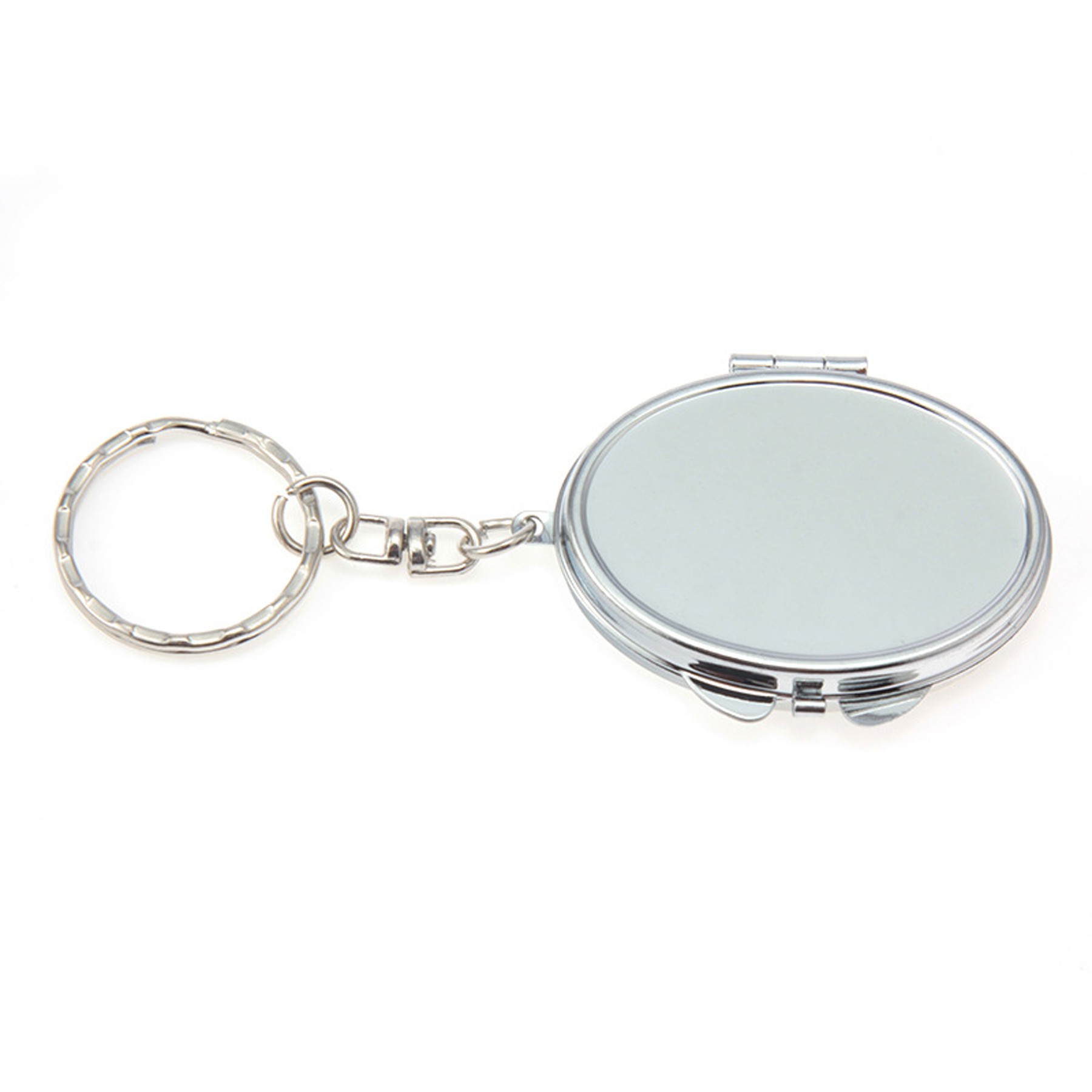 Oval Foldable Mirror Key Pendant 1