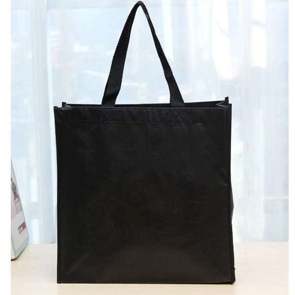 Waterproof RPET Laminated Shopping Bag -15.8 " x 6 " x 15.8" 1