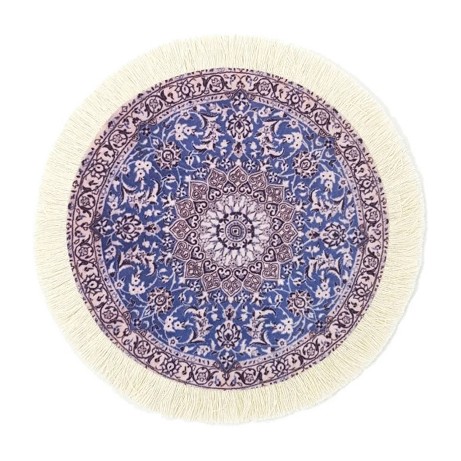Tassel Carpet Mouse Pad/Rug Coaster Round 7
