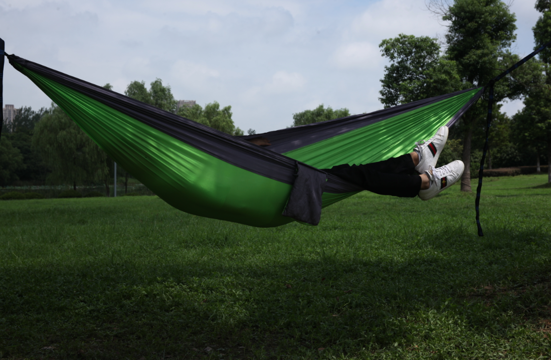 Camping Hammock with Ropes & Carabiners 6